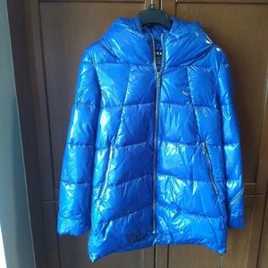 DKNY Puffer Jacket, Lapis, NWT, M